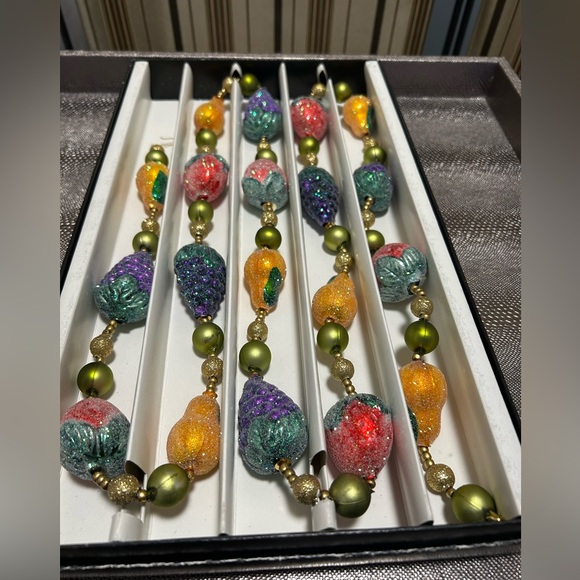 Glass fruit garland - Picture 4 of 7